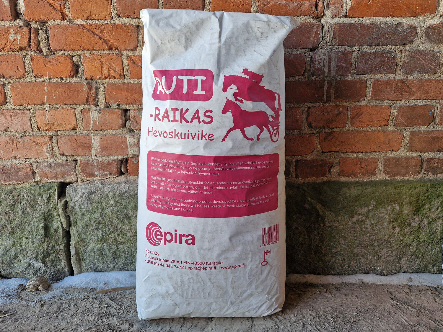 Ruti-raikas pölyämätön kuivike, tulossa