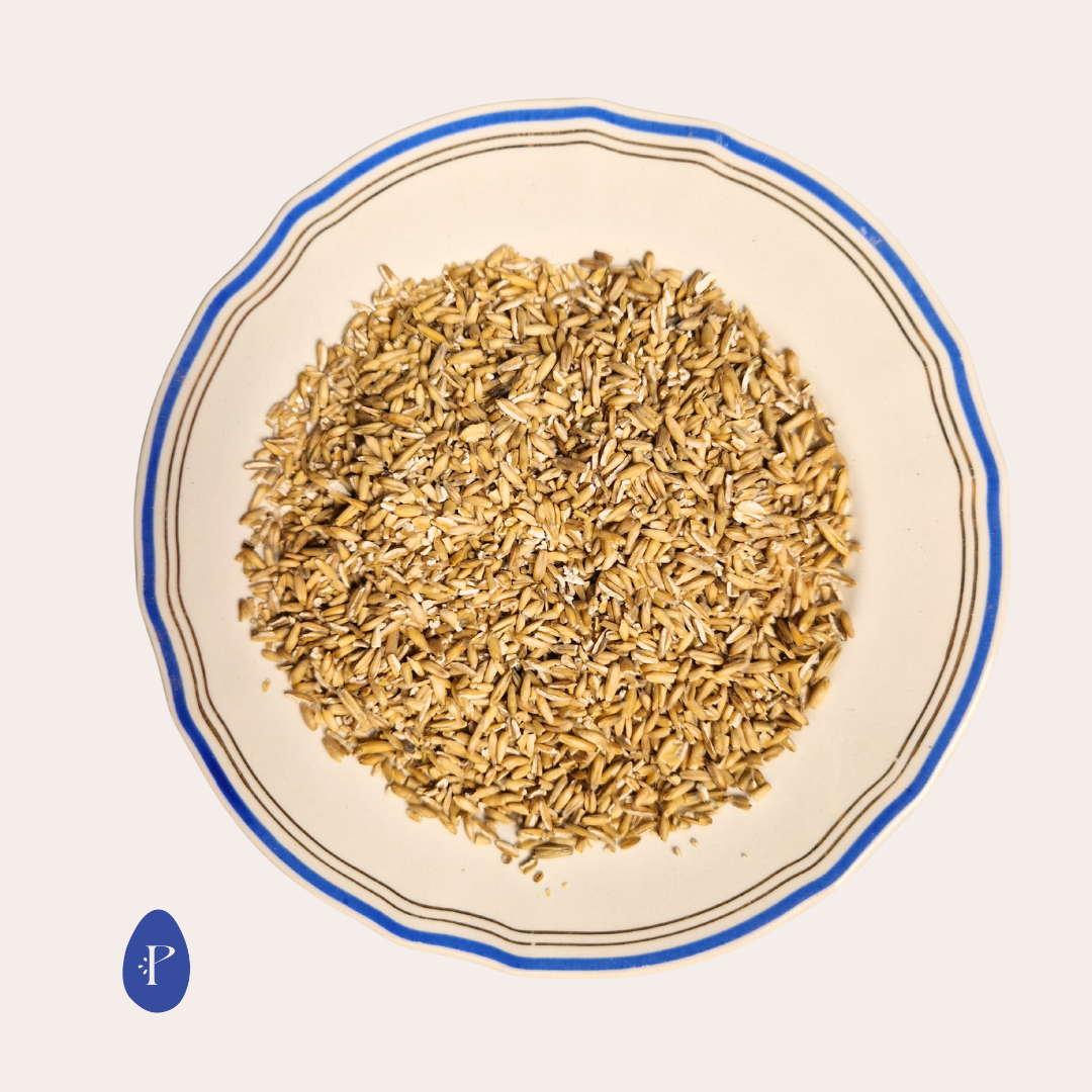 Krannin tilan kuorittu luomukaurarouhe